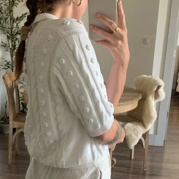 Vintage Knit Collared Top - Picture 10 of 11